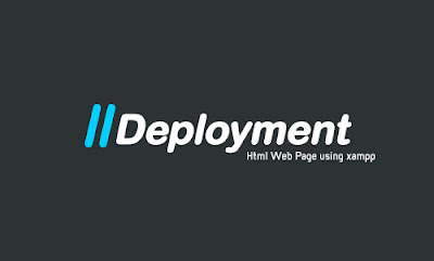 Deploy HTML Web Pages with Xampp