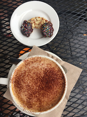 Mocha Latte and Gluten-Free Almond Cookie