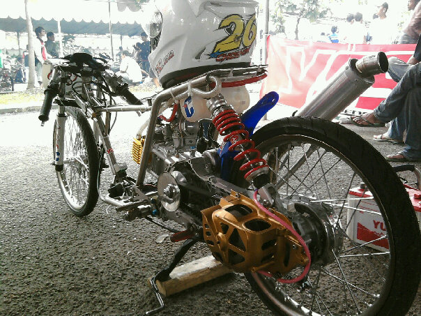 Modifikasi motor drag title=