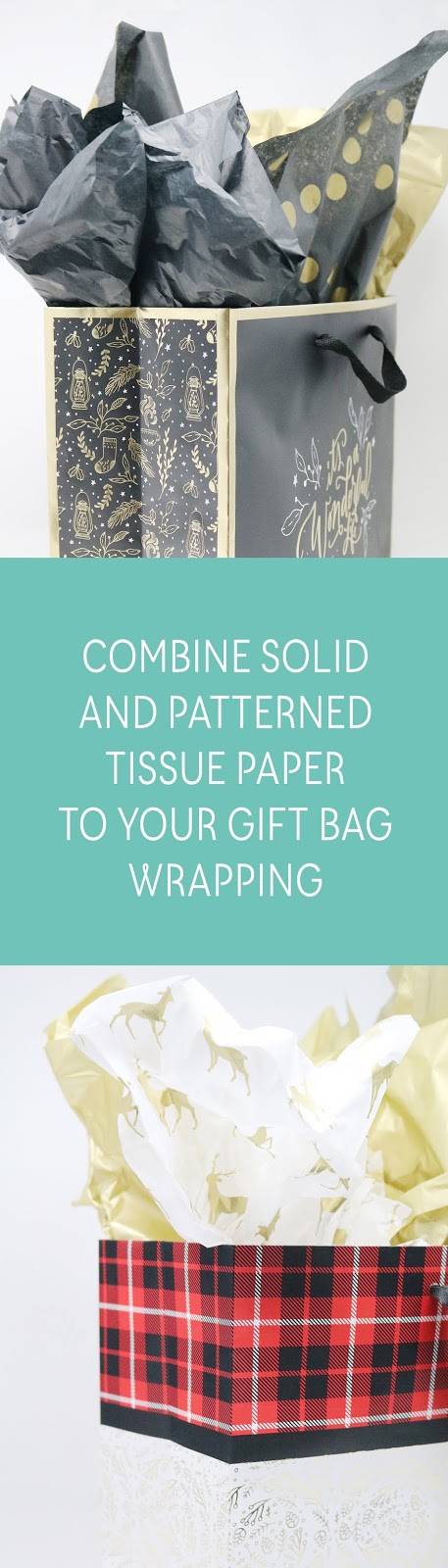 Holiday Gift Wrapping Inspiration - Tissue paper is the finishing touch! | creativebag.com