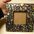 DIY Recycled CD Mosaic Photo Frame