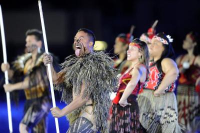 Maori dancers