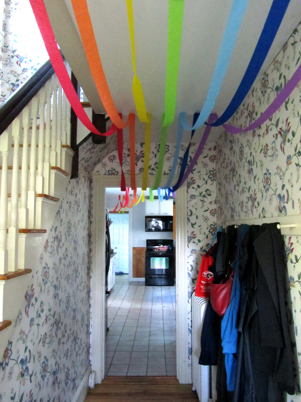 from house  to home  Rainbow Birthday  Party 