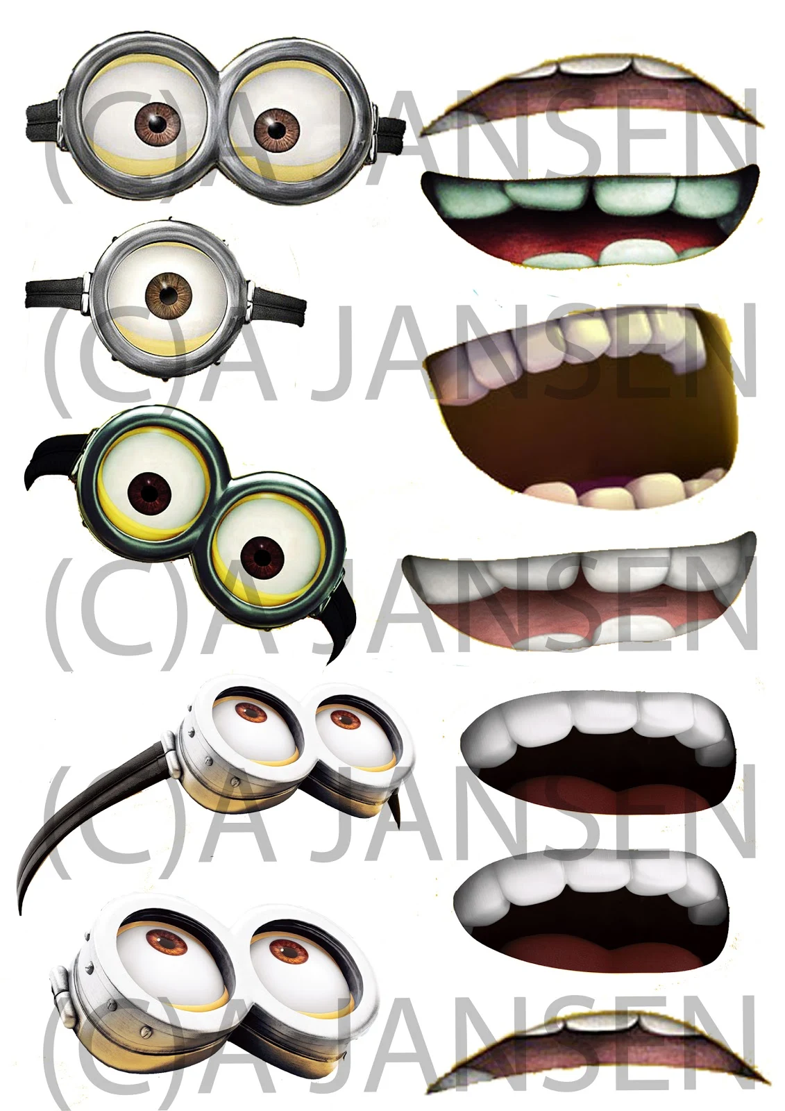 Minion Mouth Printable Printable Word Searches