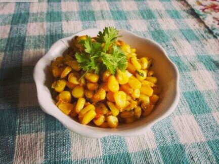कॉर्नची उसळ - Corn Usal Recipe in Marathi