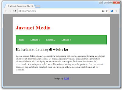 Cara Membuat Website Responsive Dengan HTML 5