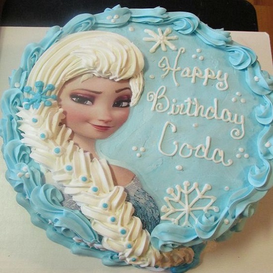  kue  ulang  tahun  karakter  frozen