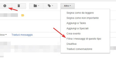 Filtrare messaggi spam