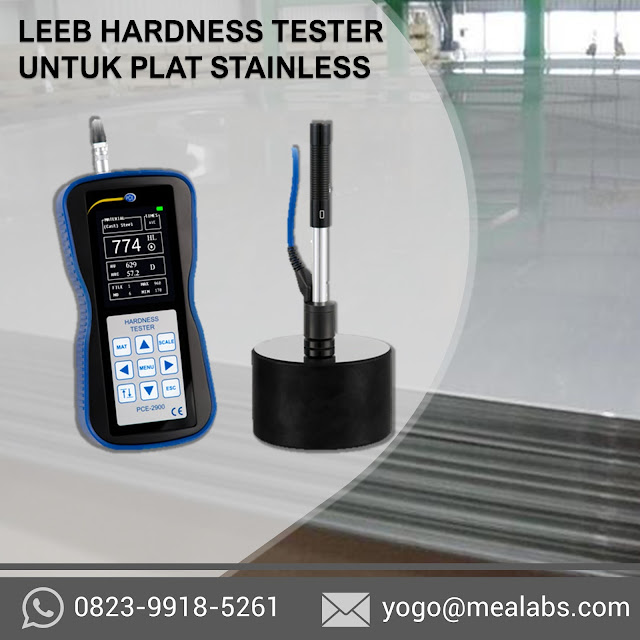 Leeb Hardness Tester untuk Plat Stainless