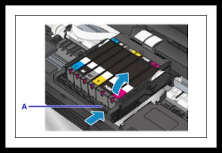 Canon PIXMA TS9050 Replacing Ink Tanks