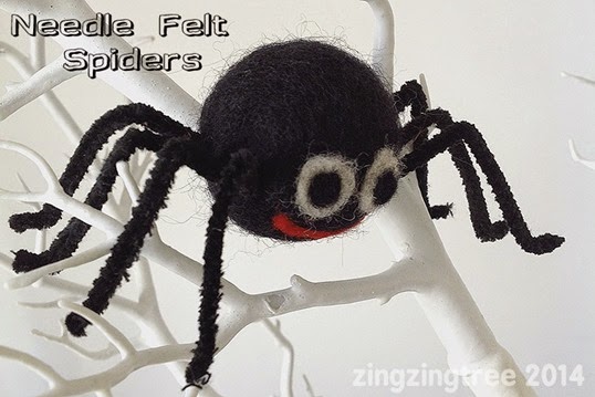 Needle-felt-spiders