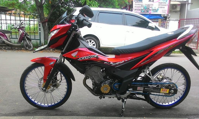 Modifikasi Honda Sonic 150 jari jari