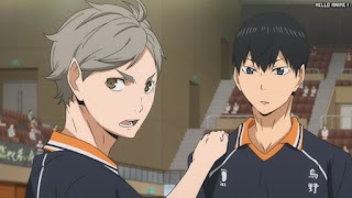 ハイキュー!! アニメ 第1期21話 スガさん 影山飛雄 | HAIKYU!! Episode 21