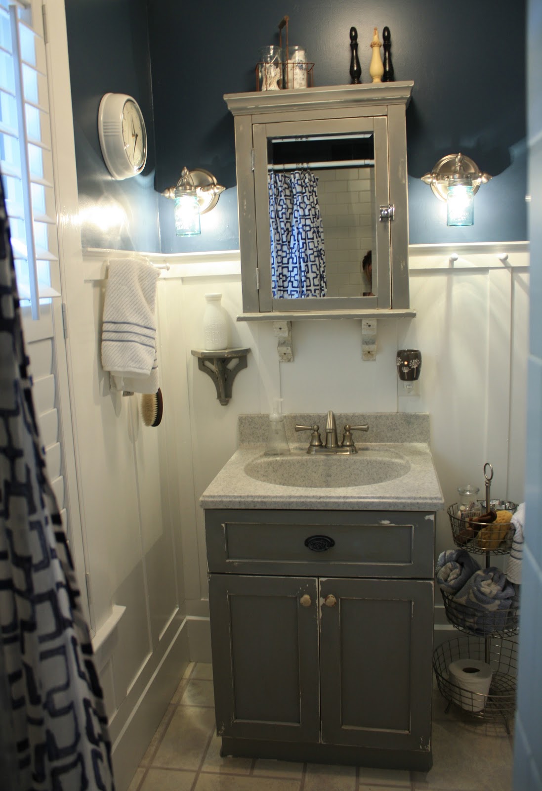 and added some character to our bathroom outofthebox vanity 