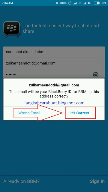 cara membuat akun bbm baru