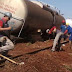 Trem carregado de álcool descarrila na região norte do Paraná