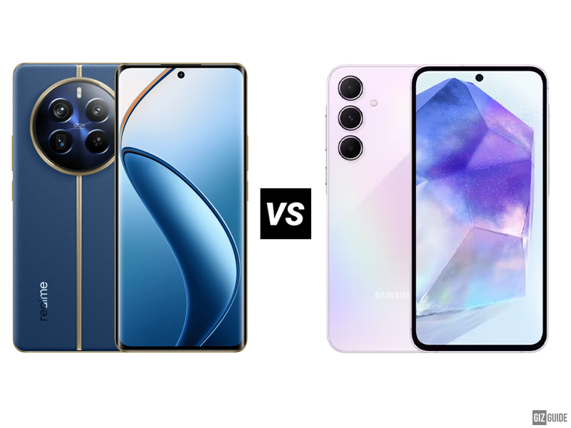 realme 12 Pro+ 5G vs Samsung Galaxy A55 Specs Comparison