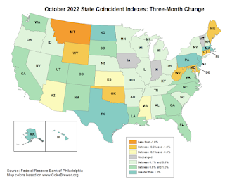 خريطة Philly Fed State Concident