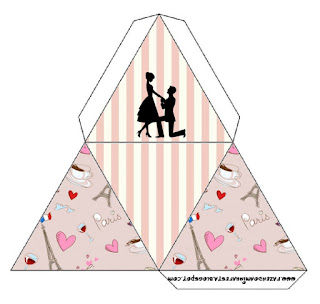 Proposal Free Printable Pyramid Box.