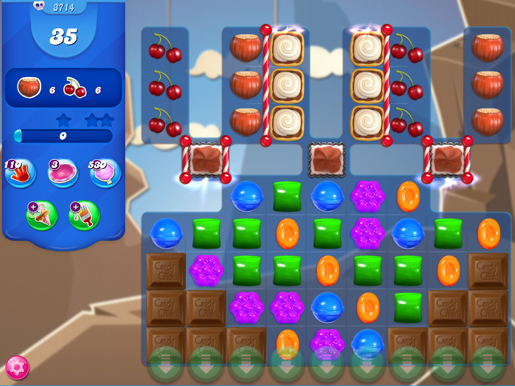 Candy Crush Saga level 3714