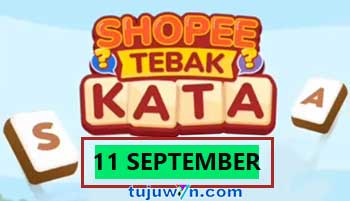 tebak kata shopee tantangan harian 11 september 2022