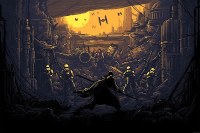 Star Wars Rogue One “I Am One With The Force, The Force Is With Me” Variant Screen Print by Dan Mumford x Dark Ink Art