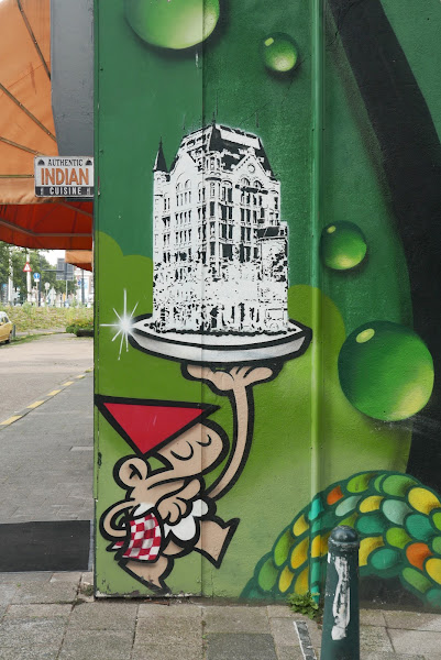 Graffiti/streetart Rotterdam (KBTR), augustus 2021