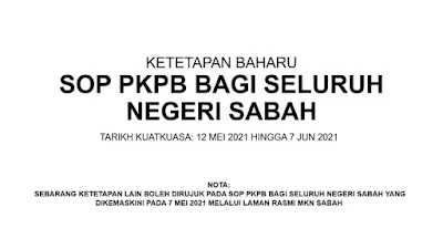SOP PKP Seluruh negeri Sabah