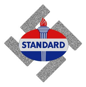 standard oil, logo, ig farben, swastika, rockefeller, nazi germany, cartel