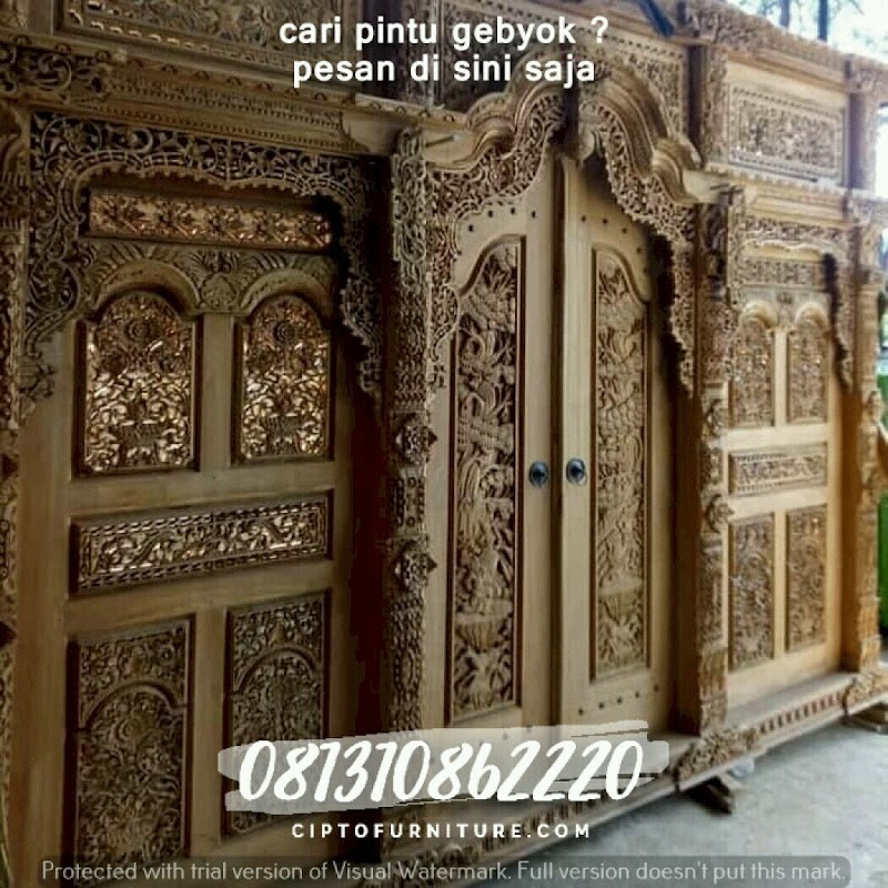 17+ Info Terpopuler Desain Pintu Ukir Jepara