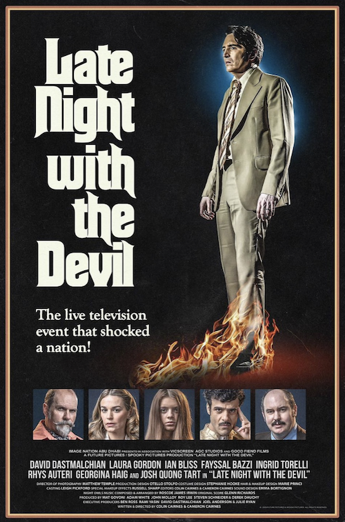 LATE NIGHT WITH THE DEVIL poster