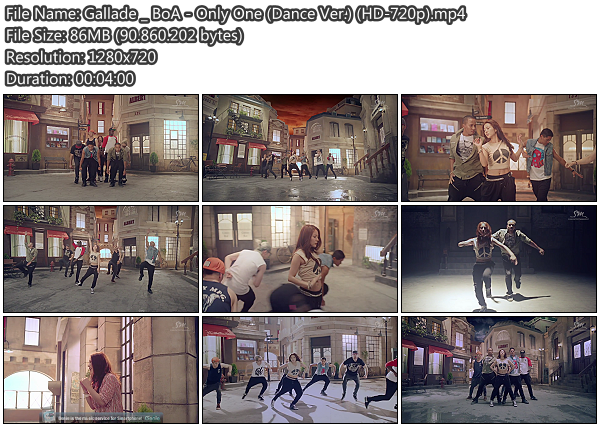 Mediafire Download MV Music:  BoA - Only One (Dance Ver.) (HD-720p)