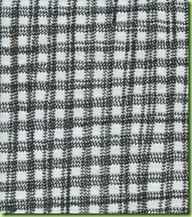 2.Gingham fabric - reverse side of fabric