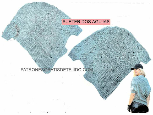 patrones-sueter-dos-agujas