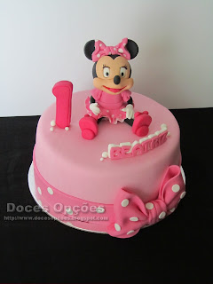 A Minnie no aniversário da Beatriz