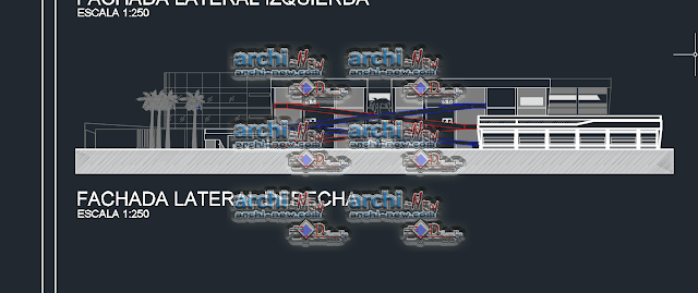 الواجهات مشروع مستشفى الأمومة dwg   