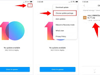 Cara Update ROM MIUI Xiaomi System Update Xiaomi