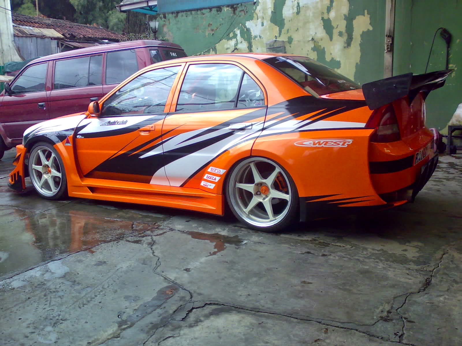 Kumpulan Modifikasi Mobil Honda Jazz Merah Rekanotomotif