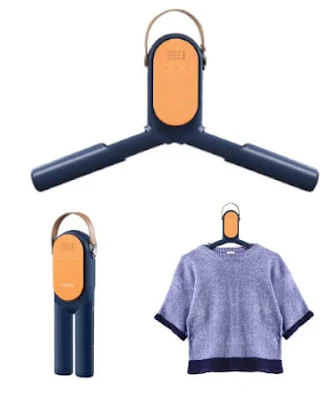 Foldable Electric Clothes Dryer Hanger with Temp Control