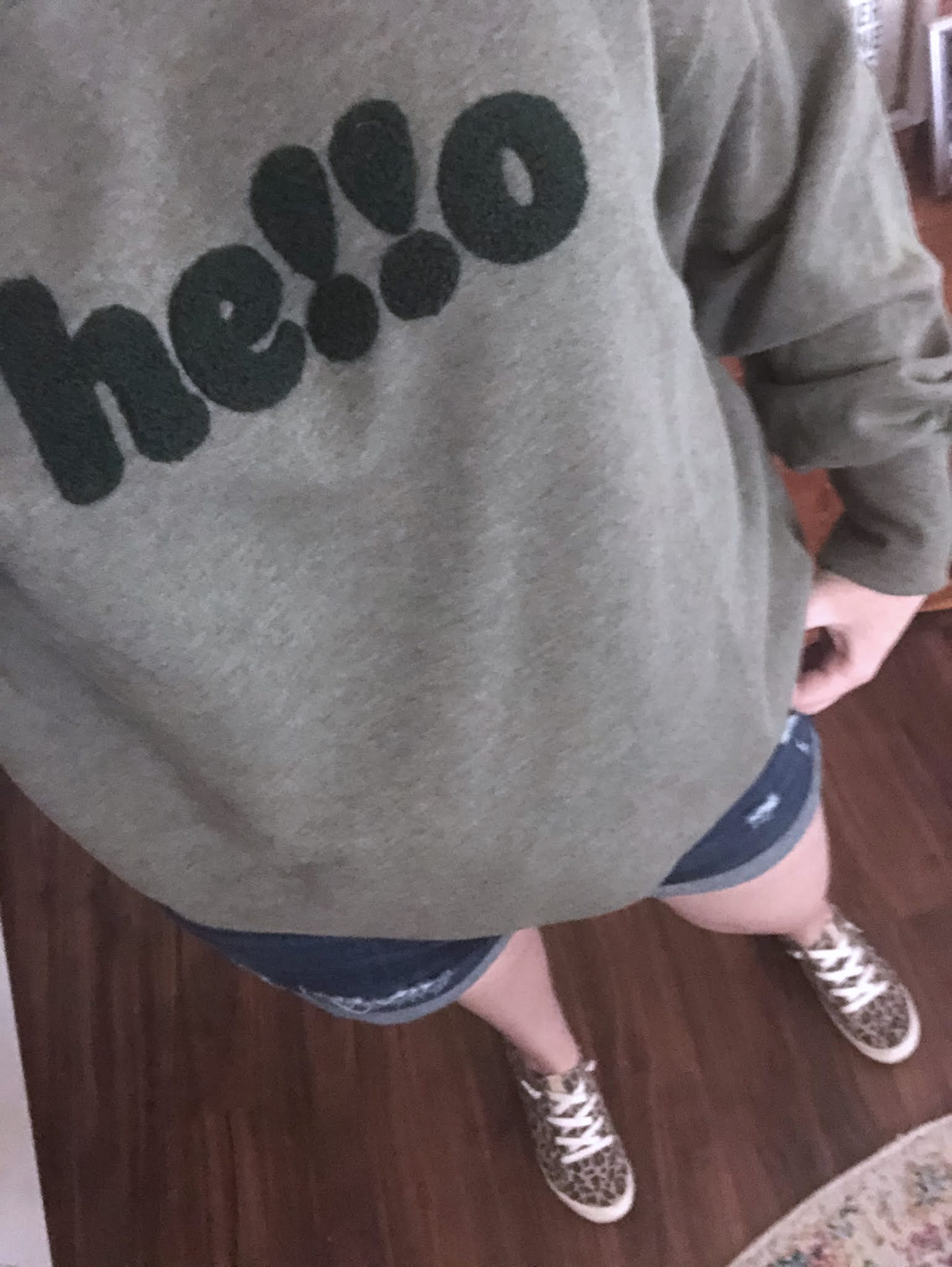 hello sweatshirt