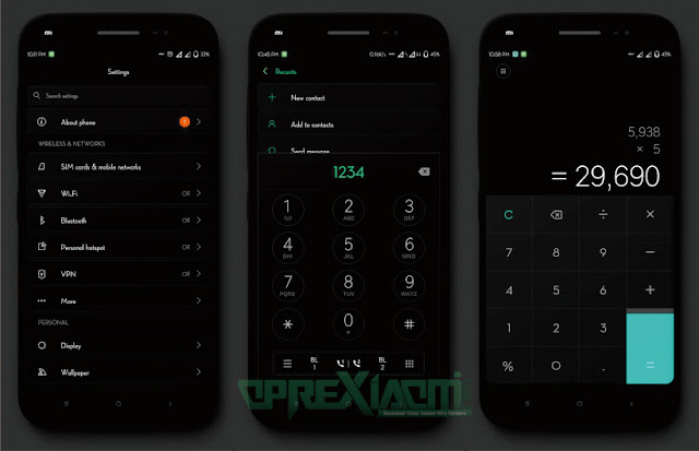 Download Tema Flox Ui Dark mtz Full Black Terbaru