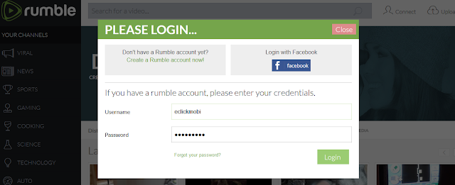 Up video kiếm tiền với Rumble.com - Kiếm 50$ đến 100$ cho 1 video thành công - eblogplus.blogspot.com