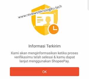 notifikasi upgrade shopeepay plus terkirim