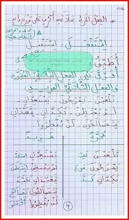 الفعل الثلاثي المجرد و المزيد - سنة خامسة إبتدائي