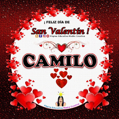 Feliz Día de San Valentín - Nombre Camilo