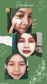 skintific mugwort clay mask cara pakai