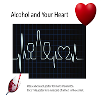 Picture of ECG emphasizing different kinds of alcohol