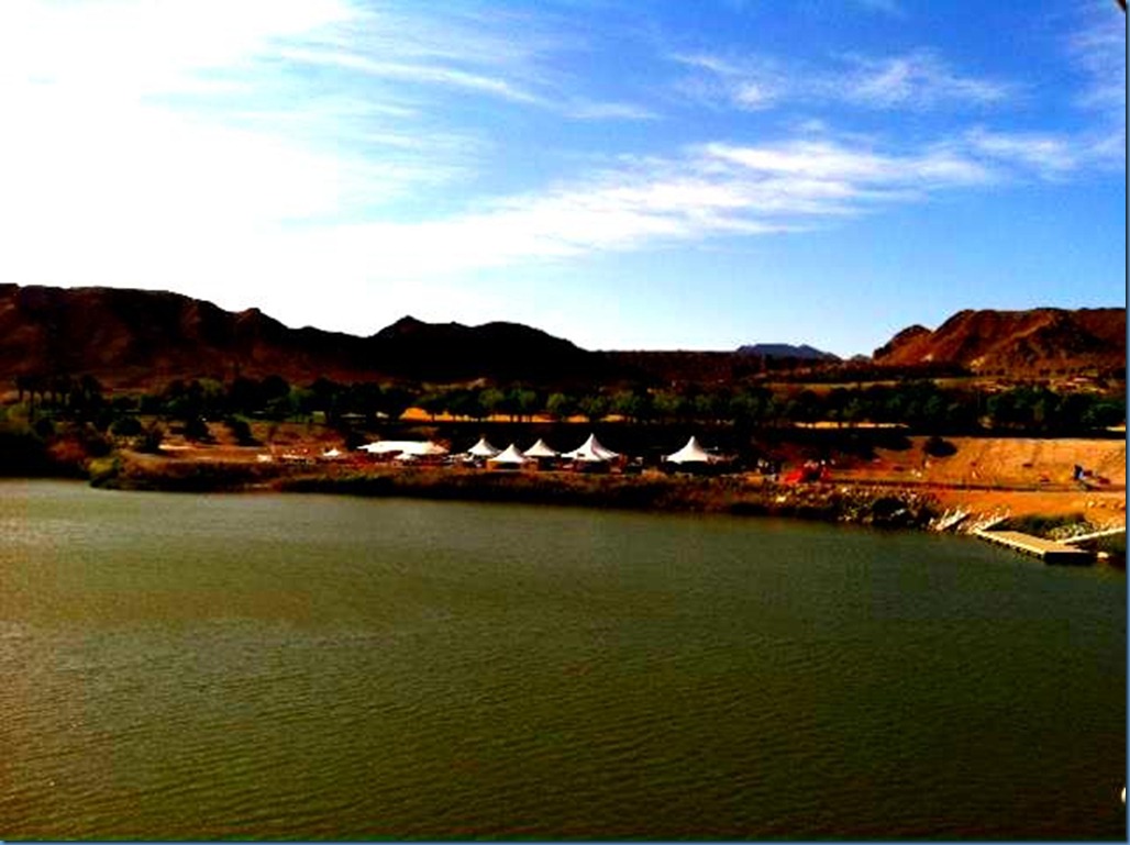 Water at Lake Las Vegas for Xterra April 2012