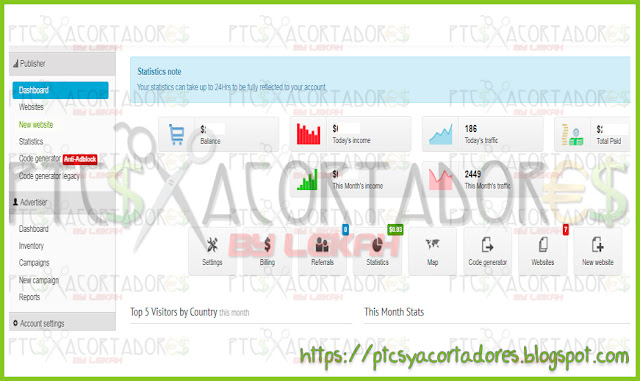 New website and get code generator antiadblock popmyads ptcsyacortadores.blogspot.com