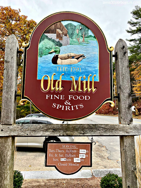 The 1761 Old Mill en Westminster, Massachusetts